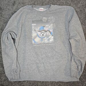 Disney Sweatshirt Adults Size XL Winnie The Poo & Piglet Sweatshirt Vintage